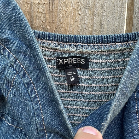 Express Denim Blue Women's Dress XS - Picture 4 of 8